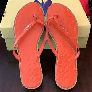 Coach Flip Flops